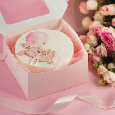 Bento Cake Floral Personnalisé